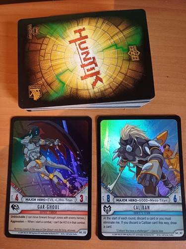 Huntik trading cards starter - trading,