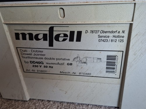 Mafell dd40g 240v duo dowel - mafell,