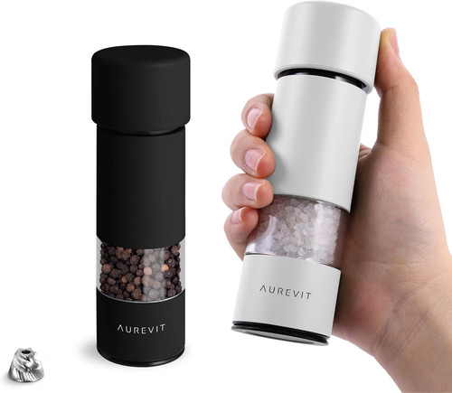 Small salt pepper grinder - salt,