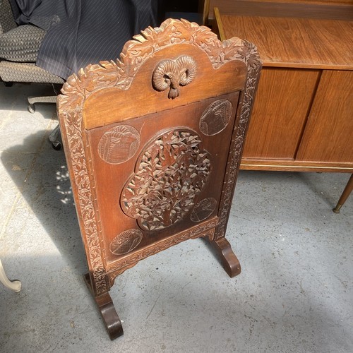 Antique carved wood - carved,
