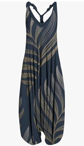 Ladies romper summer bib - ladies, harem