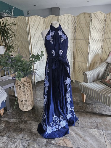 Karen millen navy blue rose - karen,