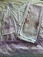 Nishat Linen lawn kameez and dupatta in a size L 