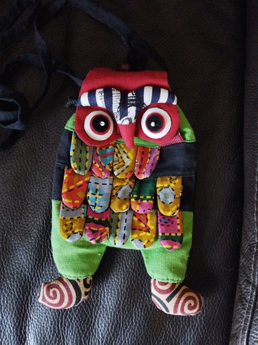 Owl handbag handmade boho - owl,
