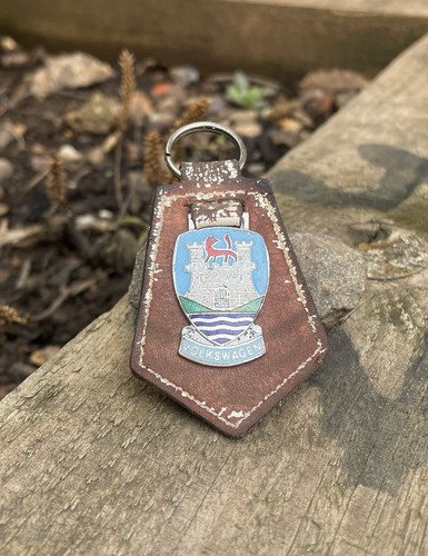 Vintage leather enamel - vintage, leather/enamel