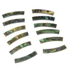 Ukulele Rosette Paua Abalone Shell Curved Strips Sound Hole Inlay 75x3x1.5