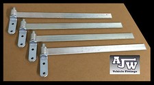 4 x Straight Strap Hinge 460mm