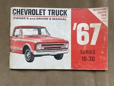 1967 Chevrolet Series 10-30 Truck Owners Manual (19-56-2)