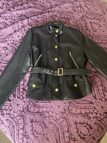 Zara bnwt faux leather belted - bnwt,