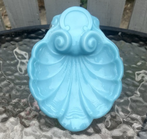 Antique style blue opaline - style,