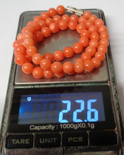 Vintage Coral Choker Bead