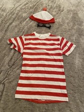 Where's Wally Costume Kids' World Book 11-12 Years Fancy Dress Outfit