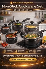 4 Piece Non Stick Saucepan Set
