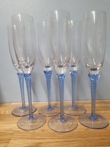 Set six tall flute - of,