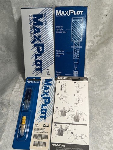Cl3 calcomp plotter pens - plotter, blue
