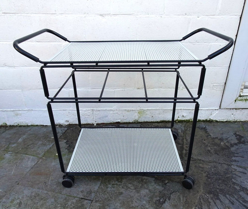 1980s postmodern trolley bar - postmodern,