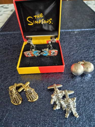 Movie cufflinks darleks - cufflinks,