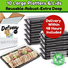 Large Reusable Food Platters