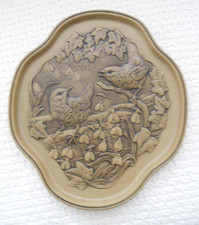 POOLE POTTERY FOUR SEASONS "WINTER " STONEWARE WALL PLAQUE