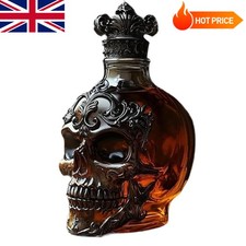 Gothic Skull Head Glass Liquor