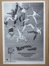 MADNESS MADSTOCK POSTER SIZED original music press advert from 1992 - printed on