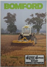 Original Bomford Dyna Drive Rotary Surface Cultivator Brochure c 1980's