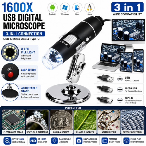 1600x zoom led - zoom, hd