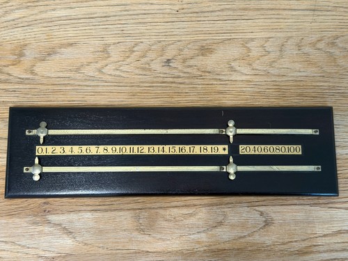 Vintage wooden snooker score - vintage,