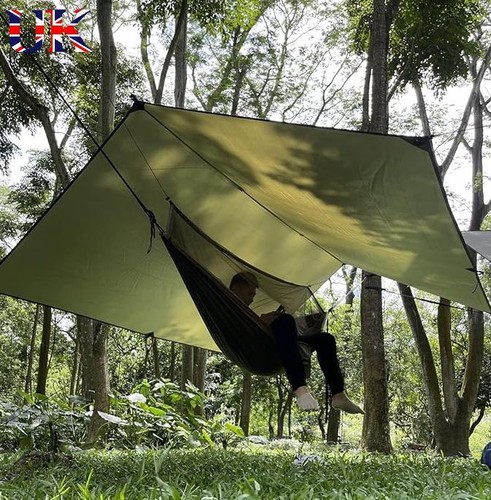 Hammock camping with - uk, rain