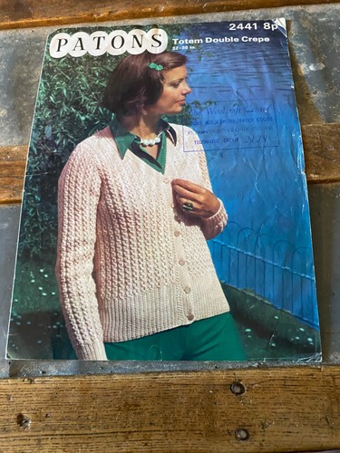 Patons lady cardigan vintage - cardigan,