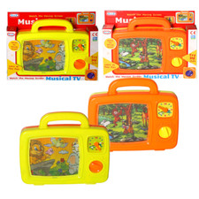 Musical Child's Tv Toy Assorted Colours Suitable From 12m+
