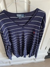 RALPH LAUREN GENTS PULLOVER V NECK XL SLIM FIT 