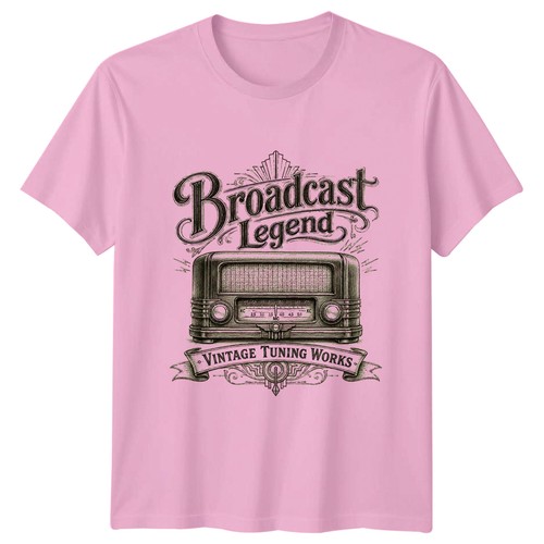 Vintage radio shirt retro - radio,