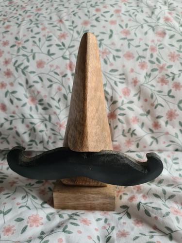 Wooden nose moustache shape - nose,