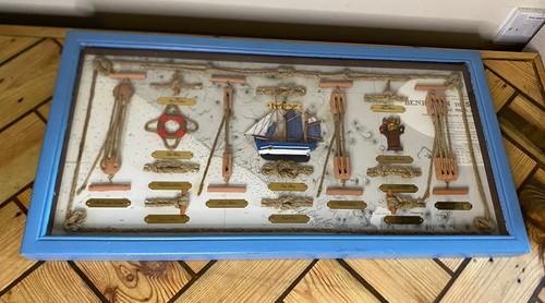 Vintage style framed nautical - vintage,