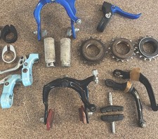 Old school bmx part lot - old,