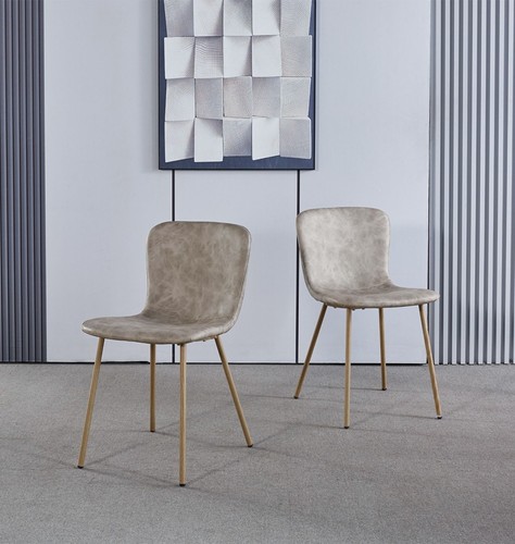 Dining table set - table, taupe