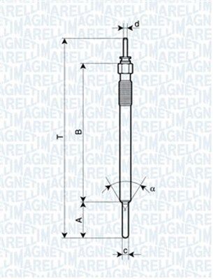 Magneti marelli glow plug - glow,