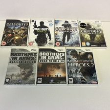 7 x Nintendo Wii War Game