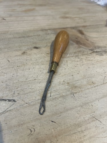 Vintage upholsterers tack tool - tack,