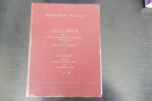 Hillman mkviii saloon - hillman,