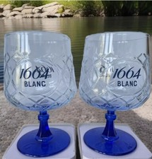 2 X Kronenbourg Blanc 1664 ( Pint ) Glasses New Design for 2024 Brand New