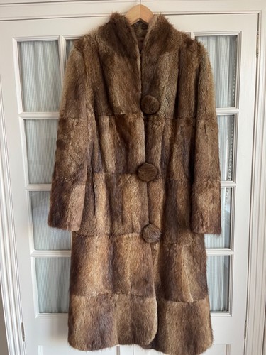 Vintage musquash fur - fur, coat