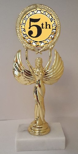 5th place trophy tall - 5th,