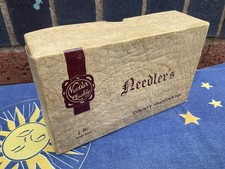 ADVERTISING PACKAGING VINTAGE RARE CHOCOLATE BOX NEEDLERS QUALITY COUNTY 1/2lb