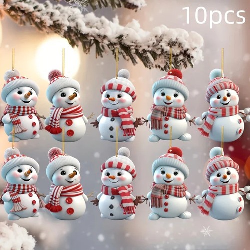 Christmas ornaments snowman - christmas,