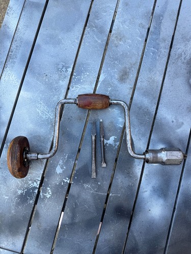 Vintage hand brace - , drill