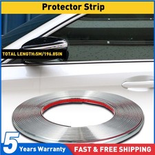 5 Metre*1.2CM Chrome Car Door Edge Guard Protector Moulding Trim Molding Strip
