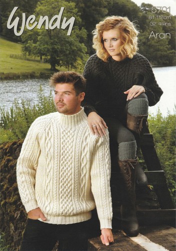 His and hers traditional aran - and,