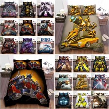 New Transformers Duvet Cover Pillowcase Bedding Set  Single Double